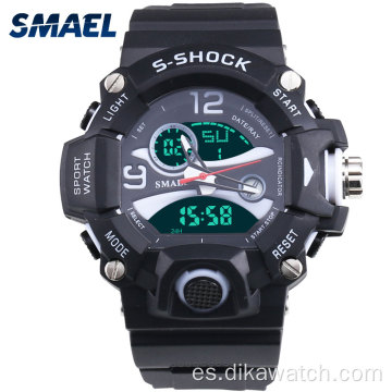 SMAEL Relojes deportivos para hombre Reloj militar de choque Moda